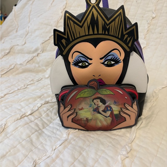 Disney Loungefly  Evil Queen Mini Backpack - Picture 1 of 3